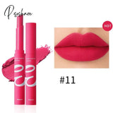 Waterproof Matte Velvet Lipstick 12 Colors Long Lasting Red Pink Lipsticks Non Stick Nude Series