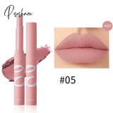 Waterproof Matte Velvet Lipstick 12 Colors Long Lasting Red Pink Lipsticks Non Stick Nude Series