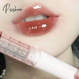 Waterproof Mirror Water Light Glass Lip Gloss Glaze Nude Brown Clear Tint Not Sticky Moisturizing