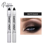 White Diamond Eyeshadow Pencil Waterproof Long Lasting Glitter Shimmer Matte Eye Shadow Pen