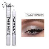 White Diamond Eyeshadow Pencil Waterproof Long Lasting Glitter Shimmer Matte Eye Shadow Pen