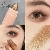 White Diamond Eyeshadow Pencil Waterproof Long Lasting Glitter Shimmer Matte Eye Shadow Pen