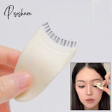 White False Eyelashes Clip Portable Plastic Eyelash Applicator Tweezers Eye Lashes Curler Makeup