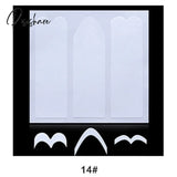 White French Nail Art Form Guide Stickers Tips Design Decal Manicure Fringe Diy Line Salon New