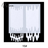 White French Nail Art Form Guide Stickers Tips Design Decal Manicure Fringe Diy Line Salon New