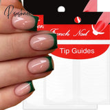 White French Nail Art Form Guide Stickers Tips Design Decal Manicure Fringe Diy Line Salon New