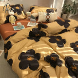 Winter Comforter Bedding Sets Double Cotton Protector Aesthetic Duvet Cover Insert Flowers Cute