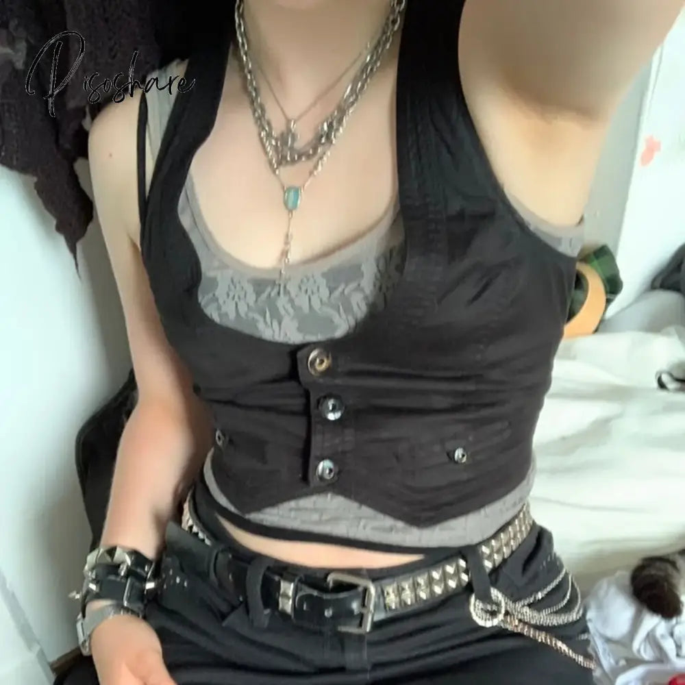 Women’s Dressy Waistcoat Racerback Vest Tuxedo Daily Suit Vintage Steampunk Jacquard Jacket Punk