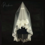 Yarn Embroidery Lace Special For Wedding Cos Soft Tulle Applique Edge 3Meter Long Tailed Chapel
