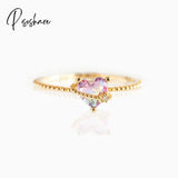 Zircon Rings For Women Trendy Little Bear Love Fruit Temperament Girl Prom Party Gift Wedding Ring