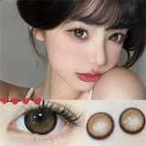 currant brown Colored Contact Lenses for eyes crazy yearly contact lens big Beauty Pupil Degrees prescription