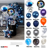 89pcs Outer Space Party Rocket Astronaut Foil Balloons Galaxy Theme Party Boy Birthday Party Decoration Air Globals Kids Favor