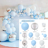 Blue Macaron Balloon Garland Arch Kit Birthday Party Decor Foil Latex Ballon Wedding Birthday Party Baby Shower Kids Baloon