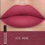 Matte Lipgloss Sexy Liquid Lipstick Matte Long Lasting Waterproof Cosmetic Beauty Keep 24 Hours Makeup Lipgloss
