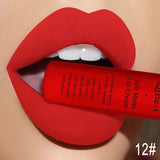 Matte Liquid Lip Gloss Lipstick Waterproof Long Lasting Velvet Nude Red Lip Gloss Tint Black Colors Lipgloss Maquiagem