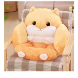 Pisoshare Cartoon Cute Hamster Seat Cushion Throw Pillows PP Cotton Home Decor Chair Cushion Kawaii Plush Toys For Kids Christmas Gifts