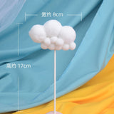 Soft Clay Number Balloon Cake Birthday Topper 1st Birthday Party Decorations Kids Baby Shower Girl  Happy Birthday Cake Topper
