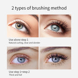 Rimel VIBELY 4D Silk Fiber Eyelash Mascara Waterproof Long-Lasting Extra Volume Lengthening Lash Eyelash Black Mascara Make-up
