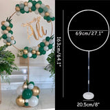 127cm Clear Balloon Column Stand Arch Balloons Holder Centerpieces for Wedding Decoration Birthday Baby Shower Party Supplies