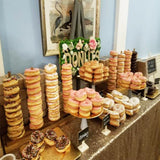 Wedding Decoration Wood Donuts Wall Wooden Holds Stand Dessert Doughnut Table Holder Kids Birthday Party Supplies Baby Shower