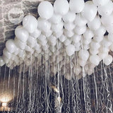 Hot White Latex Balloons Wedding Decorations Baby Shower Globos Birthday Parties Inflatable Helium Balloon Small Colored Ballon
