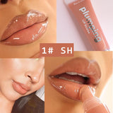 Moisturizer Cherry Gloss Plumping Lip Gloss Lip Plumper Makeup Big Lipgloss Moisturizer Plump Volume Shiny Vitamin E Mineral Oil