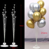 Home and Party Decoration LED Balloons Stand Latex foil Balloon Support Arch Wedding Decor Balloon Backdrops Globos Supplies