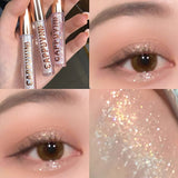 Bright Highlight Diamond Eye Shadow Metal Liquid Eyeshadow Shimmer and Shine Glow Glitter Single Liquid Eyeshadow Makeup Pigment