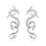 Female Unusual Earring Dragon Long Earrings for Women High-grade Metal Personality Pendant Unique Temperament Jewelry Party Gift