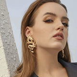 Female Unusual Earring Dragon Long Earrings for Women High-grade Metal Personality Pendant Unique Temperament Jewelry Party Gift