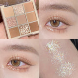 7 Colors Glitter Eyeshadow Palette Matte Shimmer Waterproof Eye Shadow Long Lasting Pigment Eyes Makeup Pallette Cosmetic
