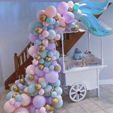 87pcs mermaid Tail Balloon Arch Garland Kit Mermaid Party Ballons Little Mermaid Tail Balloon Birthday Baby Shower Decoration