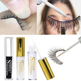 Pisoshare  5ML false eyelash glue adhesive false eyelash glue transparent white dark black waterproof eyelash cosmetic tool