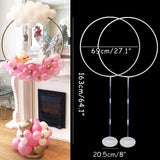 127cm Clear Balloon Column Stand Arch Balloons Holder Centerpieces for Wedding Decoration Birthday Baby Shower Party Supplies