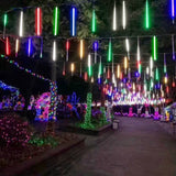30/50cm 8 Tube Meteor Shower Rain LED String Lights Christmas Tree Decorations Street Garland For Decor Noel New Year Navidad