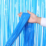 Birthday Party Wedding Decoration Backdrop Curtains Glitter Glossy Fringe Tinsel Foil Curtain Baby Shower Anniversary Wholesale