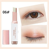 Eyeshadow Stick Stereo Gradien Shimmer Double Color Eye Shadow Cream Pen Eye Makeup Cosmetics Tool Waterproof