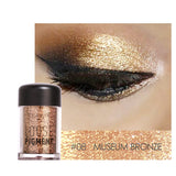 Pisoshare 18 Colors Glitter Eye Shadow Loose Powder Shimmer Pigment Eyeshadow Makeup