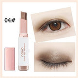 Eyeshadow Stick Stereo Gradien Shimmer Double Color Eye Shadow Cream Pen Eye Makeup Cosmetics Tool Waterproof