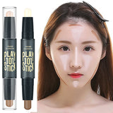Makeup Illuminator Face Contouring Concealer Bronzers Highlighter Pen 3D Cosmetic Make Up Contour Stick