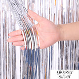 Birthday Party Wedding Decoration Backdrop Curtains Glitter Glossy Fringe Tinsel Foil Curtain Baby Shower Anniversary Wholesale