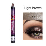 24-color Eye Shadow Stick 3-in-1 Eye Shadow Lipstick Lying Silkworm Pen Pearlescent Not Easy To Smudge Stage Cosmetics