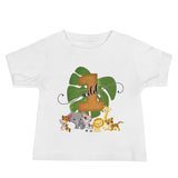 1st first Wild one 1 year old animal lion T Shirt Woodland jungle Safari themed boy Birthday decoration gift present Photo props