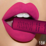 Matte Liquid Lip Gloss Lipstick Waterproof Long Lasting Velvet Nude Red Lip Gloss Tint Black Colors Lipgloss Maquiagem