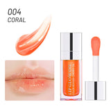6ml Transparent Crystal Jelly Lipgloss Shiny Clear Mirror Moisturizing Lip Oil Plumping Lip Balm Liquid Lipstick Lip Oil Makeup