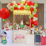 86Pcs Fruit Party Decorations Set Hawaiian Party Decoratie Baby Shower Watermelon Latex Balloon Arch Garland Decoration Toy