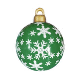 New 60CM Outdoor Christmas Inflatable Decorated Ball Made PVC Giant Big Large Balls Tree Decorations Outdoor Decoration Toy Ball