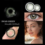 Natural GREEN Color Contact Lenses for Eyes Soft Colored Lenses GREEN Contact Lens Beauty Makeup Beautiful Pupil Contacts