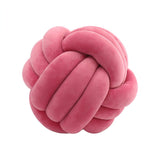 Pisoshare Knotted Ball Throw Pillows Decorative Pillow Cushion for Sofa Decoration Home Cushions 20cm 27cm Hand-made Knot Throw Pillows