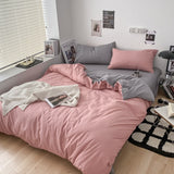 Pisoshare 4-piece Queen Bedding Set, King Quilt Cover Set, Duvet Cover Bed 150/180/200, Duvetcover&2pcs Pillowcase&1sheet